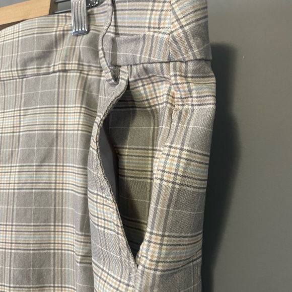 Penningtons plaid tapered dress pants size 26 - Picture 2 of 6